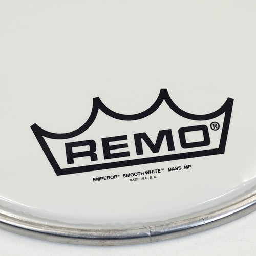 Yamaha Remo Emperor Smooth White Bass MP 16 inch Drumhead New Made in USA - Picture 3 of 5
