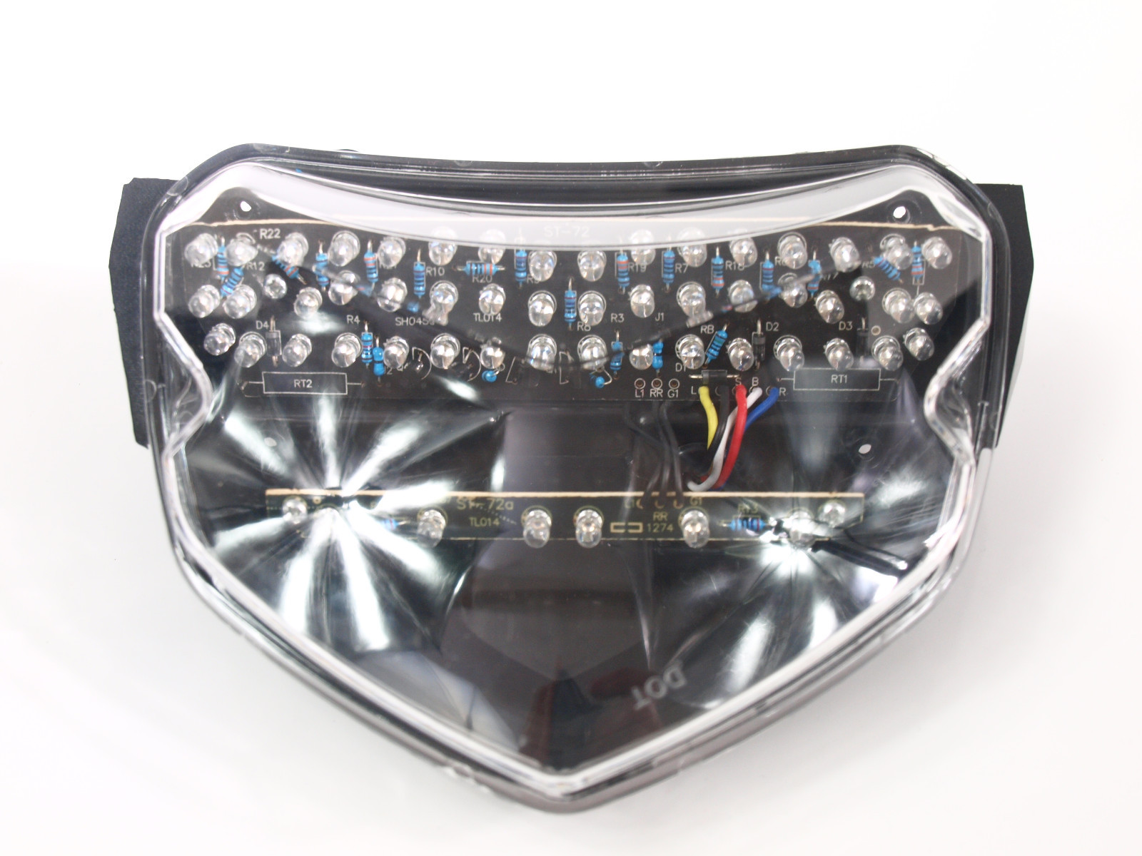 Feu LED Suzuki GSXR 750 2005 transparent pour sorties nocturnes sécurisées