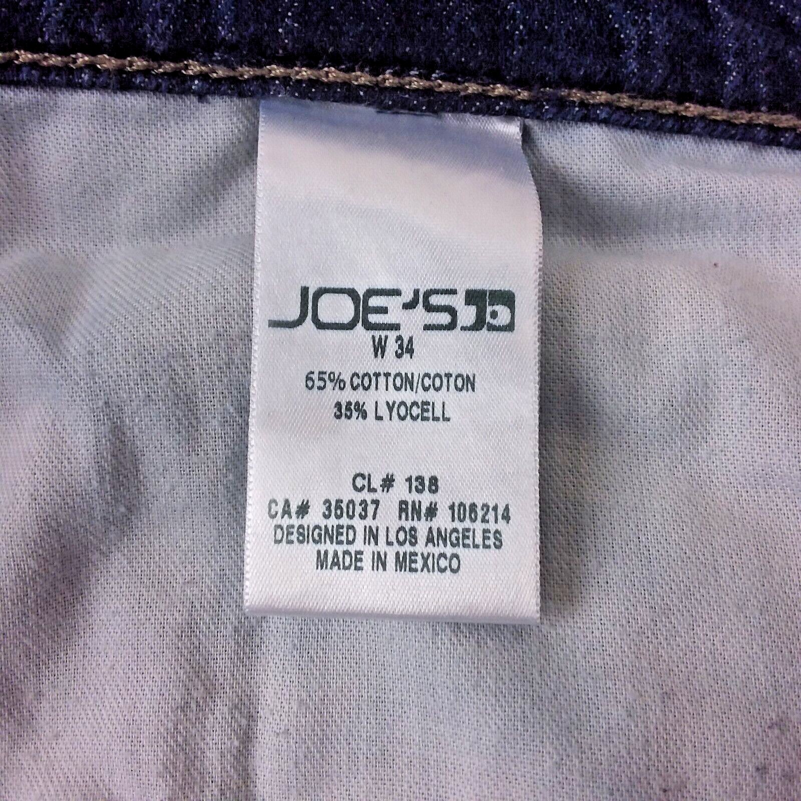 Joe's Jeans Men's The Classic Size 34 (36) Straight Leg Kingston Wash