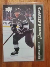 2021 22 Upper Deck Quentin Byfield French Young Guns/Jeunes Loups #488 LA Kings!