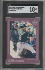 RANDY AROZARENA RC SGC 10 Gem Mint 2020 Panini Plum Frame # 120 Rays