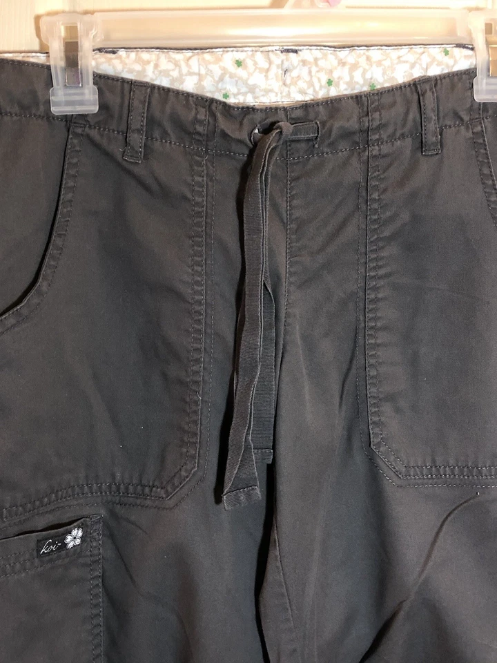 Pantalones Médicos Koi by Kathy Peterson XS Petite Marrón para Mujer Foto 3 de 4