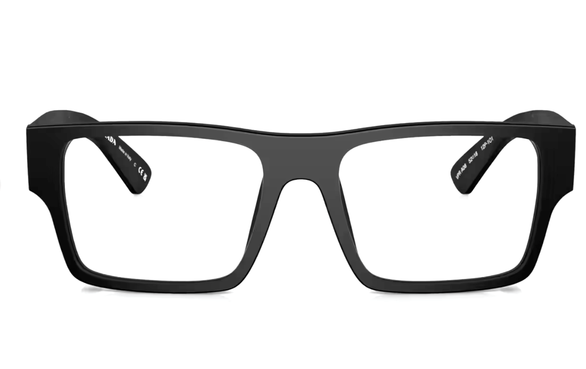 New Prada Reading Glasses VPR A08 12P-1O1 54-18 145 Matte Black