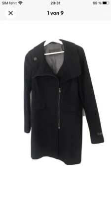 Esprit Damen Mantel Jacke Wie Neu Dunkelblau Gr.38