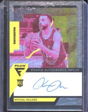 2020-21 Panini Flux Rookie Auto Influx Mychal Mulder #RAI-MYM Warriors 