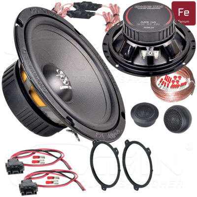 GROUND ZERO LAUTSPRECHER für BMW 3ER E46 1998-2007 Heck Hinten 2-Wege 150W #BZ7U