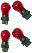 4x 3157 Red Bright Light Bulbs Car Tail Signal Turn Backup S8 Miniature Lamp LOT