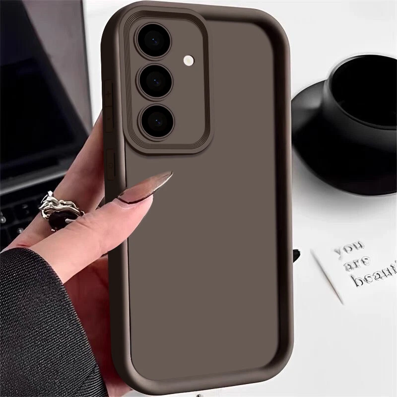 Shockproof Silicone Phone Case for Samsung S25 S24 FE S23 Ultra A55 A15
