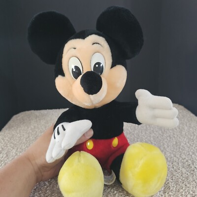 Vintage Disney Theme Parks Authentic Original Mickey Mouse Plush