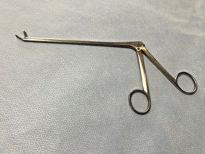 Codman Cushing Intervertebral Disc Rongeur Curved UpBite 7'' Neurology Spinal