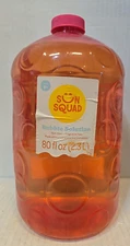 Bubble Solution Juice Fluid 80 oz Sun Squad Machines & Blowing Non-toxic 