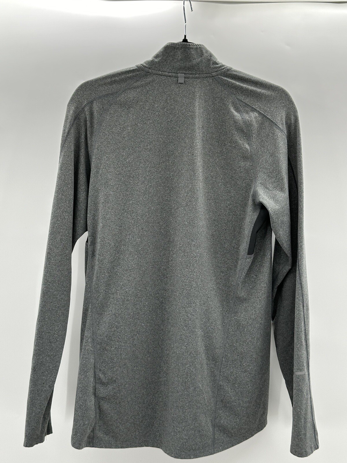 SACAI X NIKE Giacca Nike Uomo Small Grigio Con Grigio Scuro Ventilazione Dri Fit 1 4 Zip Running