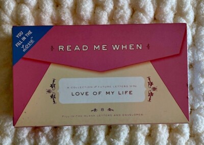 Knock Knock Letters to the Love of My Life Read Me When Box Romantic Keepsake