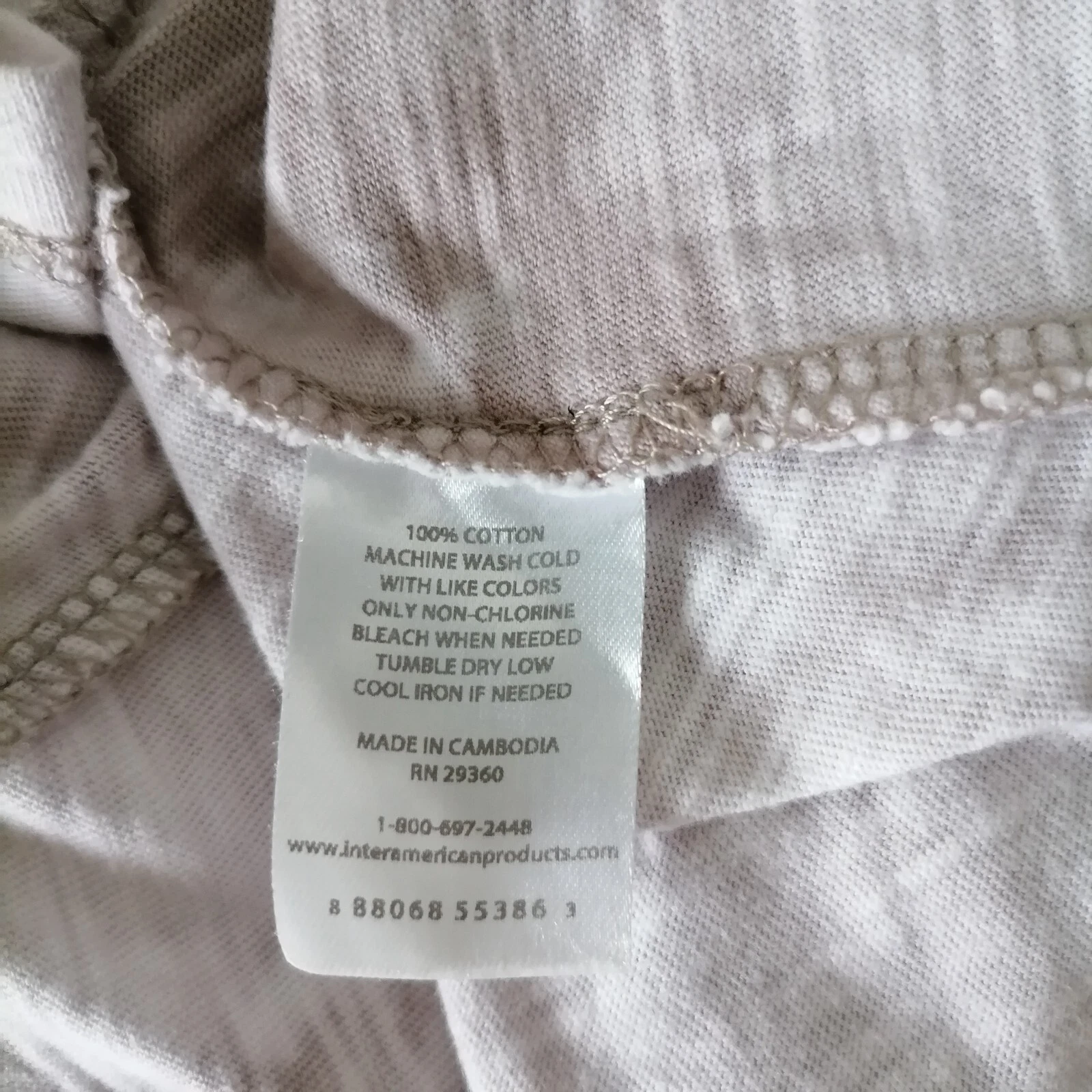 OFF WHITE Abito tubino donna Dip bianco sporco marrone tie dye senza maniche girocollo taglia large