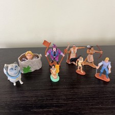 Pocahontas Happy Meal Toy Cake Topper Figures Lot of 8