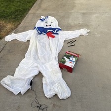 8.5 Ft Stay Puft Marshmallow Man Halloween Airblown Inflatable Ghostbusters Read