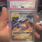 PSA 10 Reshiram & Charizard GX #20 Unbroken Bonds 2019 Pokemon Tag Team GEM MT
