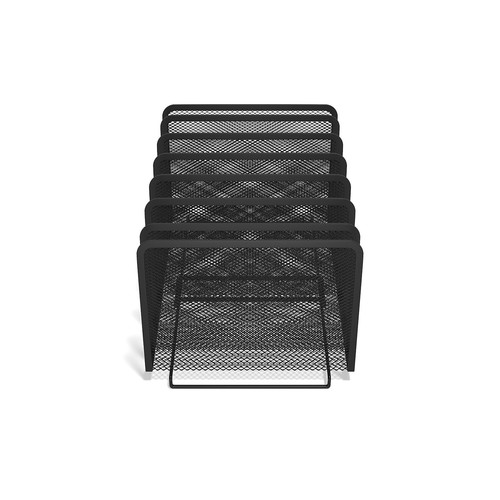 TRU RED 7 Compartment Wire Mesh File Organizer Matte Black 2/Pack TR57560-CCVS - Picture 2 of 3