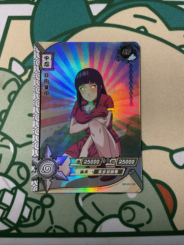Hinata Hyuga - NR-SR-108 - Naruto Kayou Card - Near Mint Pack Fresh US Seller - Picture 1 of 2