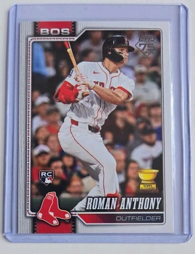 Roman Anthony RC 2025 Topps Series 1 #BOS Boston Red Sox Rookie Card 🔥