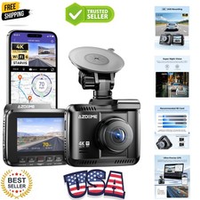 4K Dash Cam Built-in WiFi 6 GPS Car Dashboard Camera Recorder with STARVIS Ni...