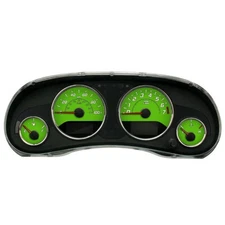 US Speedo Green Wrangler JK/JKU Gauge Face for Clusters 2011-2018
