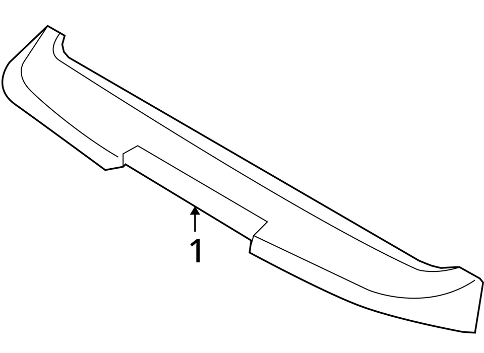 Rear Spoiler Opt 8721B1 Fits 07-12 SANTA FE 618793 Foto 4 de 4