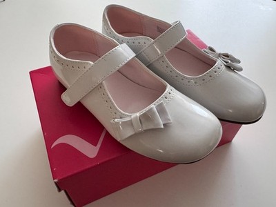 NINA Little Girls BELLYNDA White Patent Dress Shoes Size 11M / BRAND NEW W/BOX!