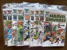 The Official Handbook Of The Marvel Universe Deluxe Edition , Lot Of 9