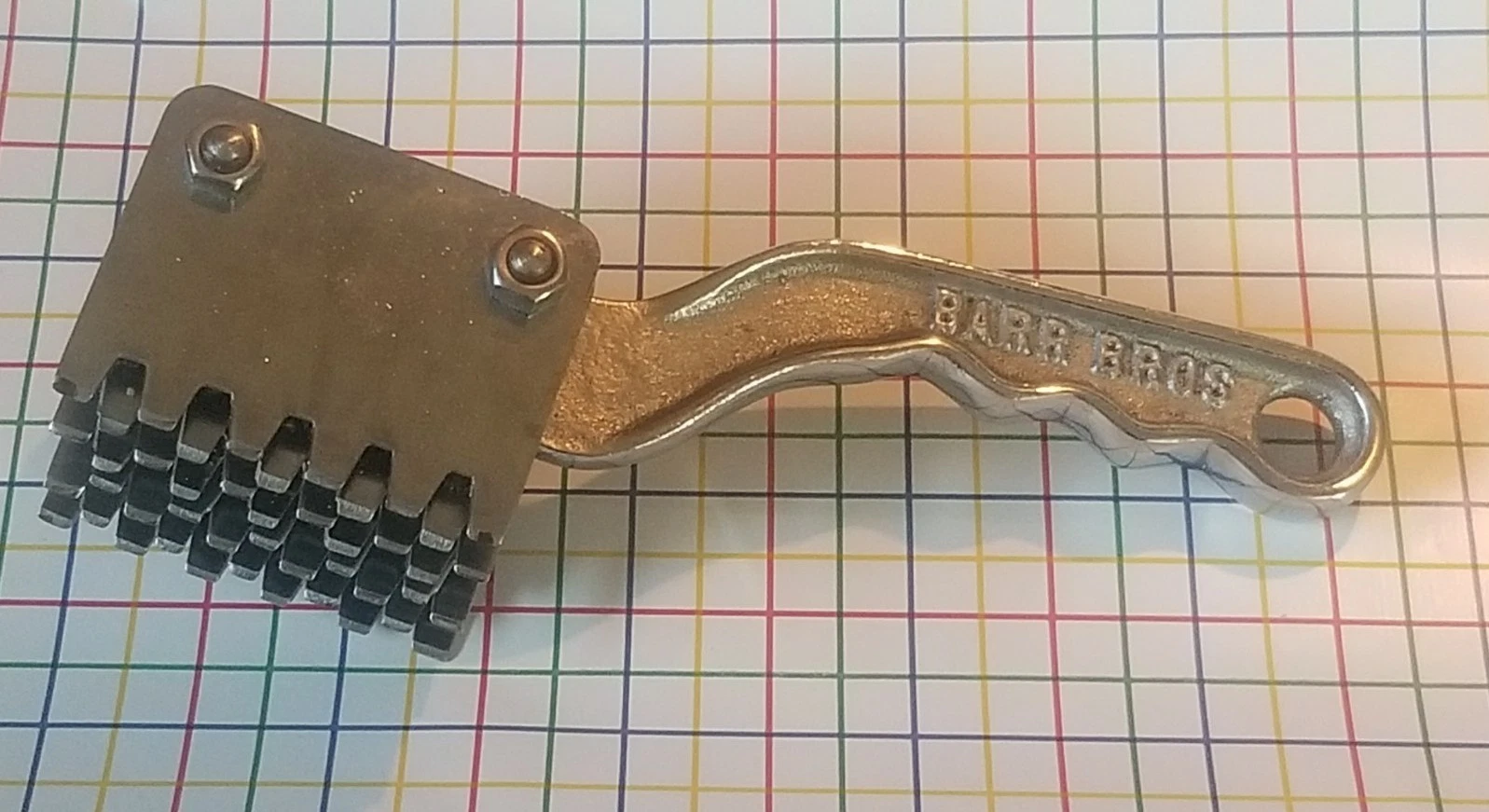 Barr Brothers Meat Tenderizer Kitchen Tool Heavy Duty 8 Blades Oakland, Ca Rare
Opens in a new windo