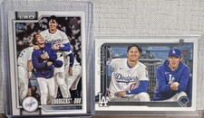 Topps Dodgers Ohtani/Yamamoto/Roki Sasaki Veteran Combos 2-Card Lot 