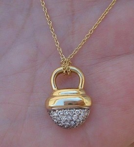 Authentic 2Ct Round Cut Lab Created Diamond Acorn Charm Pendant 14k Yellow Gold Plated