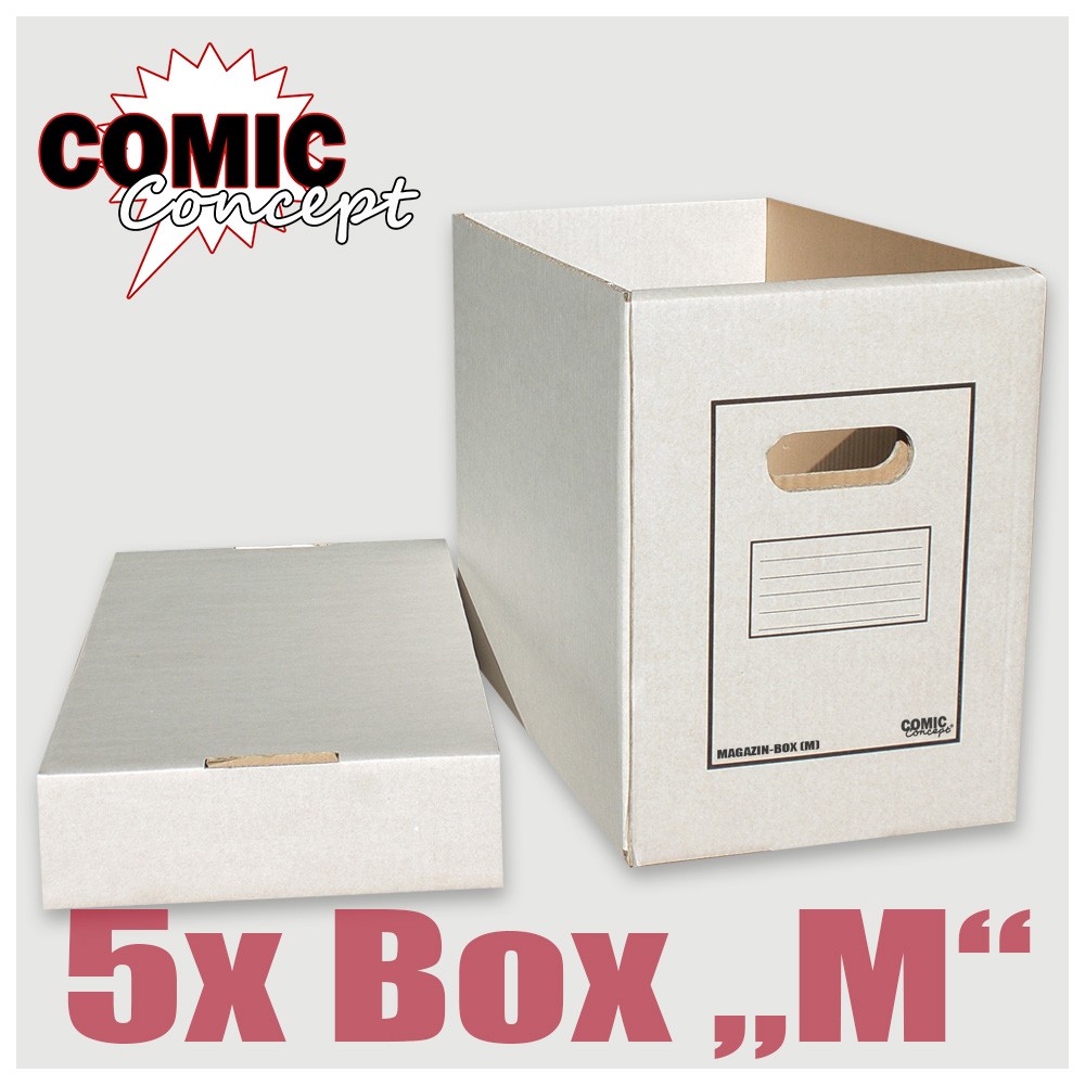 Comic Concept 5 scatole per riviste e album