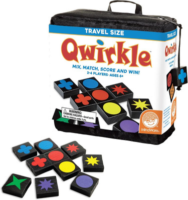 Mindware | Qwirkle: Travel Edition | Miniaturspiel | Alter 6+ | 2-4 Spieler... 