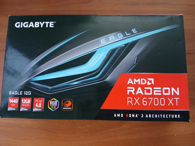 NEW VERIFIED SEALED Gigabyte AMD Radeon RX 6700 XT Gaming 12GB Graphics Card GPU