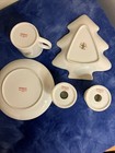 Lot of Shibata Porcelain Christmas Tree Plate wear — photo 2