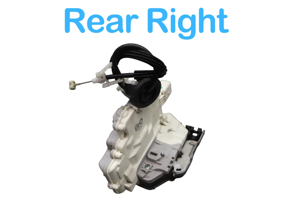 Actuador de cierre de cerradura de puerta trasera derecha 11-18 Porsche Cayenne 958 8K0839016A OEM Foto 3 de 4