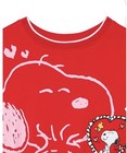 Peanuts Snoopy Girls Red Graphic Fleece Sweatshirt Size Medium (7/8) NWT — photo 3