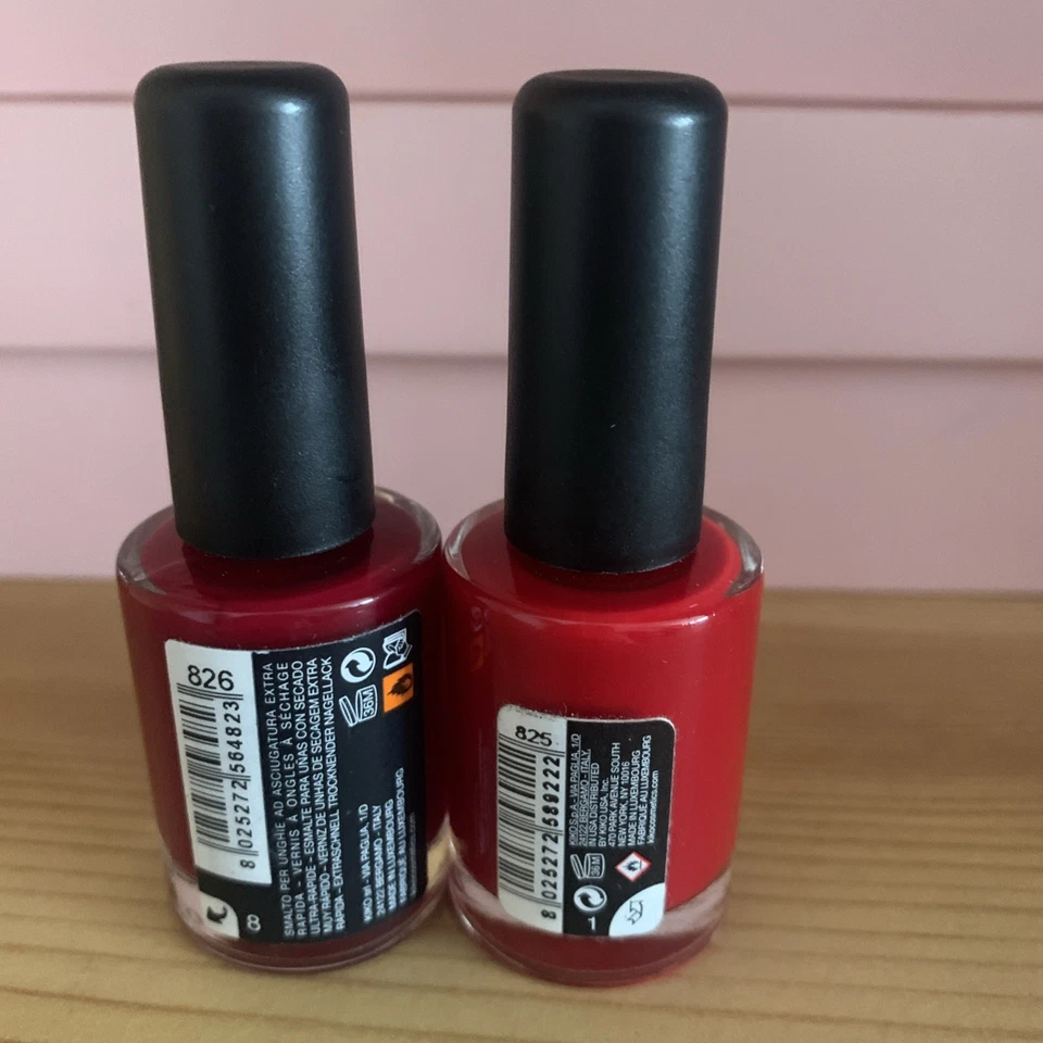 Kiko Quick Dry Nail Polish 10ml 825 und 826 Nagellack Set - Bild 2 von 2