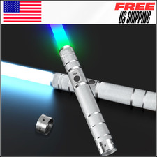 Swords Saber Light Up W RGB Colors, Dueling Light Sword ,FX Sound, Hilt, 2 Pack