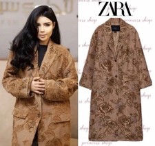 CAPPOTTO LUNGO RICAMATO ZARA ZW EDIZIONE LIMITATA ROSA CHIARO FW25/26 tg L:3736/253