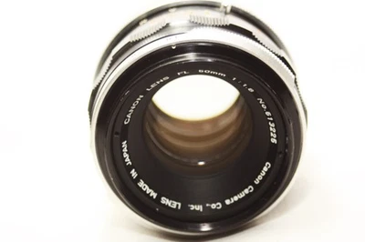 [AS IS] Canon FL 50mm f/1.8 Manual Focus Standard Lens Only From Japan #A102104 - Image 1 of 4
