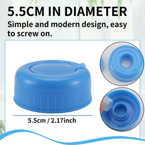Water Jug 5 Pack Plastic Water Bottle Gallon Drinking Water Bottle 2198 - Picture 6 of 6