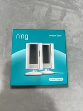 Ring Indoor Cam Two-Pack 1st Gen 2 Indoor HD 1080p Plug-In Cam White New
