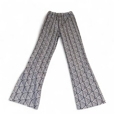 Vintage Bell Bottom Flare Festival Pants Dopamine 70s 80s Groovy