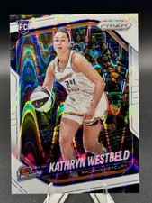 2025 Panini Prizm WNBA #29 Kathryn Westbeld White Seismic Prizms 2