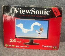ViewSonic VX2433WM 24 inch LCD Monitor Full HD Widescreen HDMI - Tested