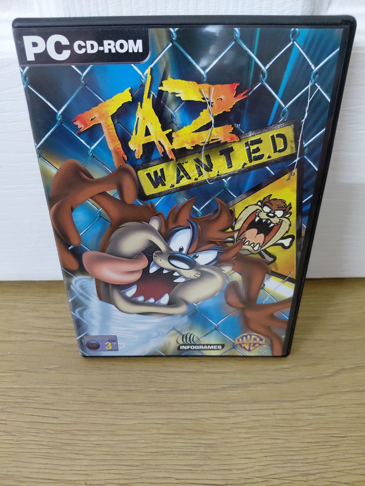 Taz Wanted PC Game CD-ROM Tasmanian Devil Looney Tunes Complete - Pristine