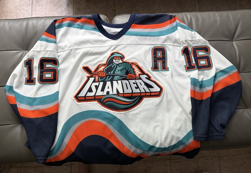 Vintage New York Islanders Ziggy Palffy Fisherman Jersey CCM Size 52