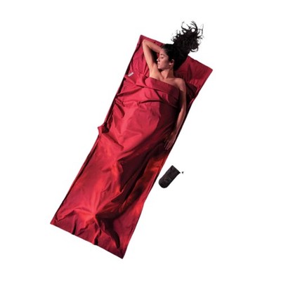 Cocoon Silk/Egyptian Cotton TravelSheet, Monk's Red